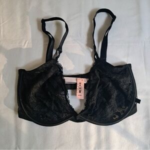 Victoria's Secret Black Lace Bra Size 34DDD